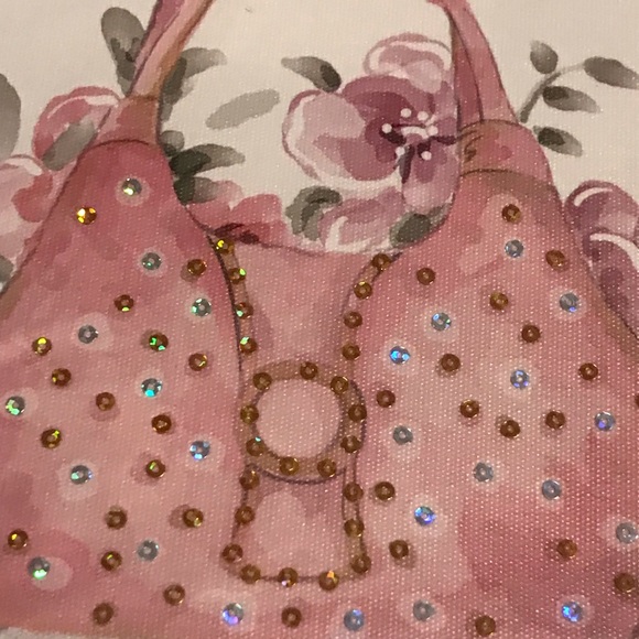 New “Dreams DON’T WORK UNLESS YOU DO” 5 Pcs Wall Art: Purse, Heel, Sweet, Beauty - Picture 9 of 16